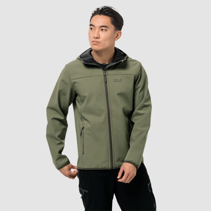 Jack Wolfskin Mens Northern Point Windproof Jacket Olive 351296NUV